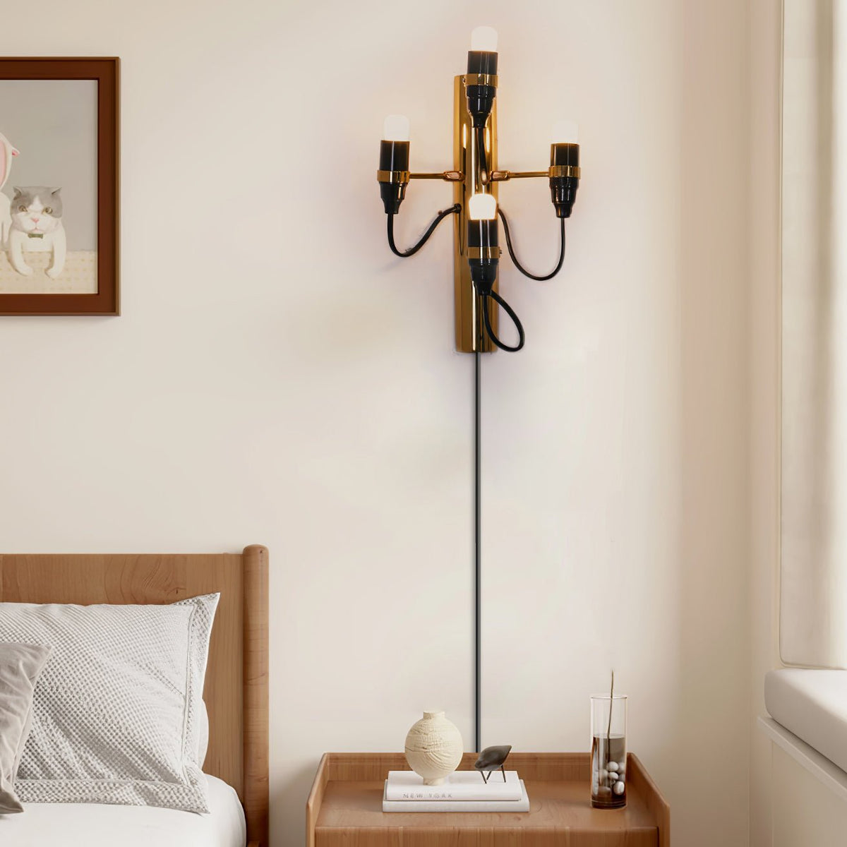 Cevynarae Classic Fruit Wandleuchte Mit Stecker