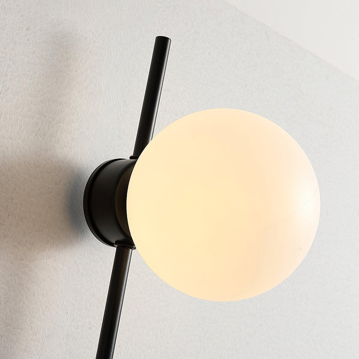Curaeion zeitgenössische minimalistische Wandleuchte aus Glas mit US-Stecker