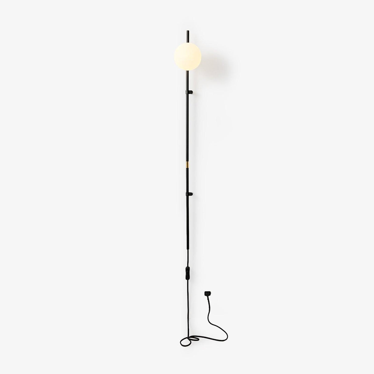 Curaeion zeitgenössische minimalistische Wandleuchte aus Glas mit US-Stecker