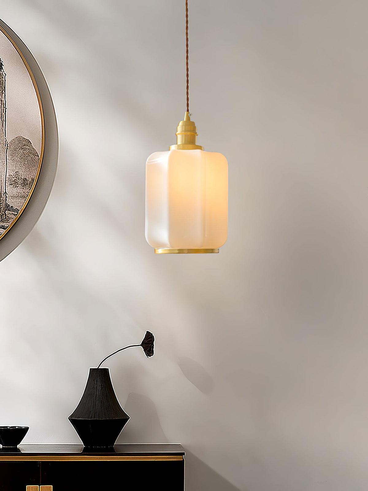 Lume Messing Vintage Pendelleuchte