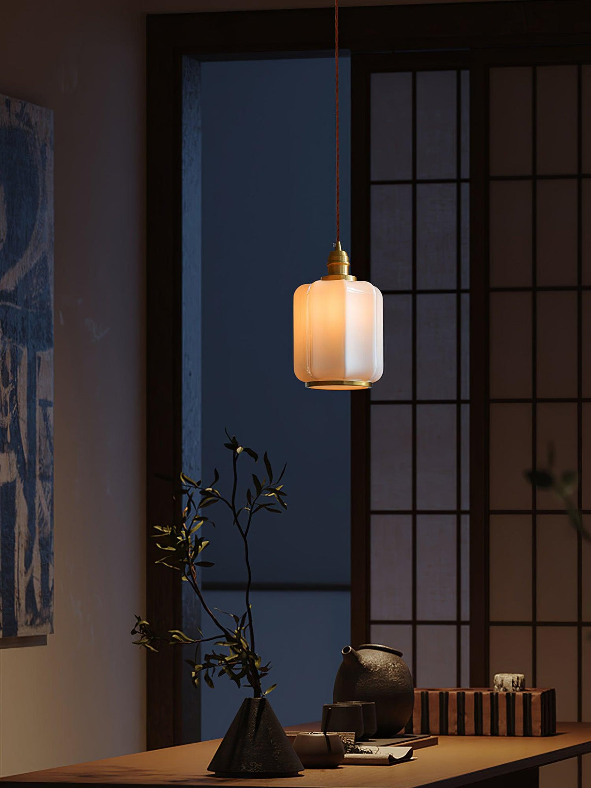 Lume Messing Vintage Pendelleuchte
