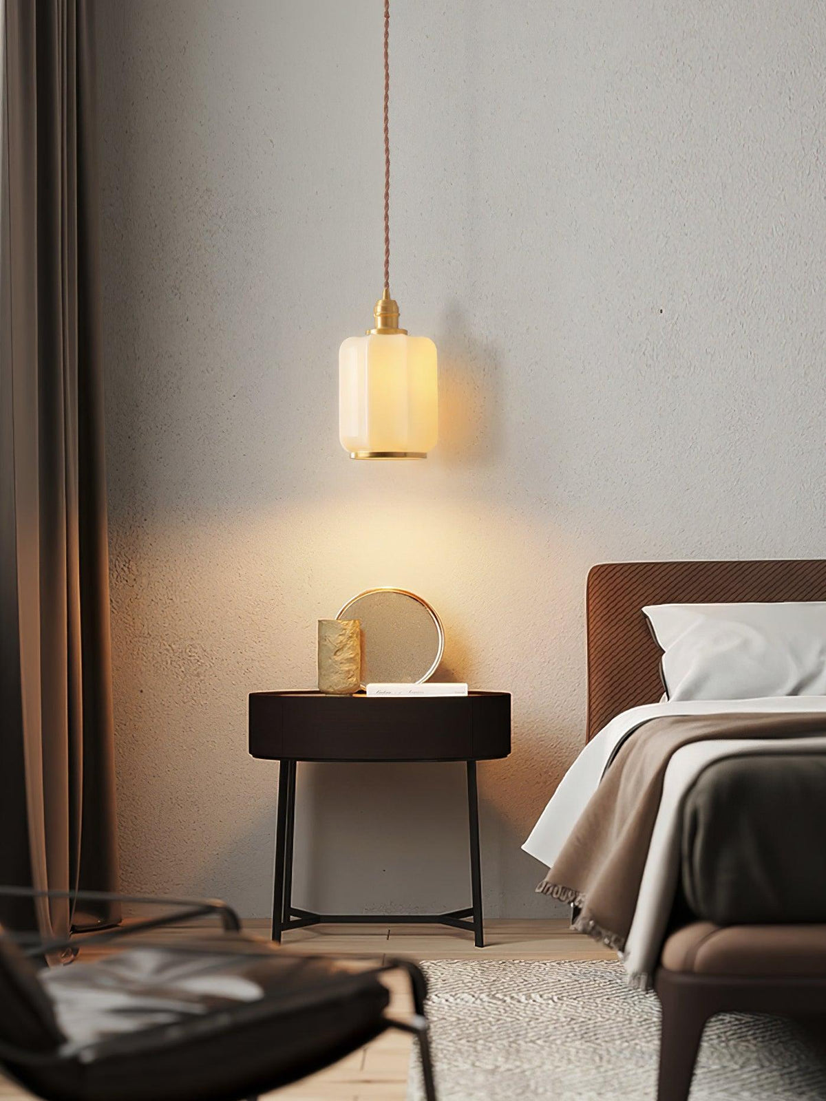 Lume Messing Vintage Pendelleuchte