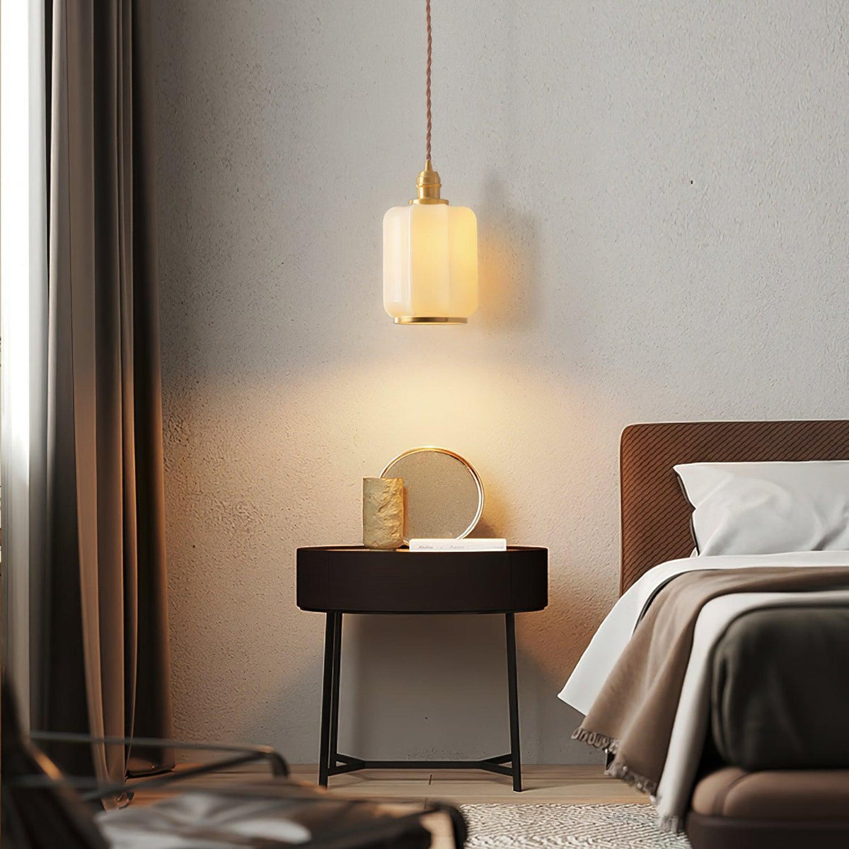 Lume Messing Vintage Pendelleuchte