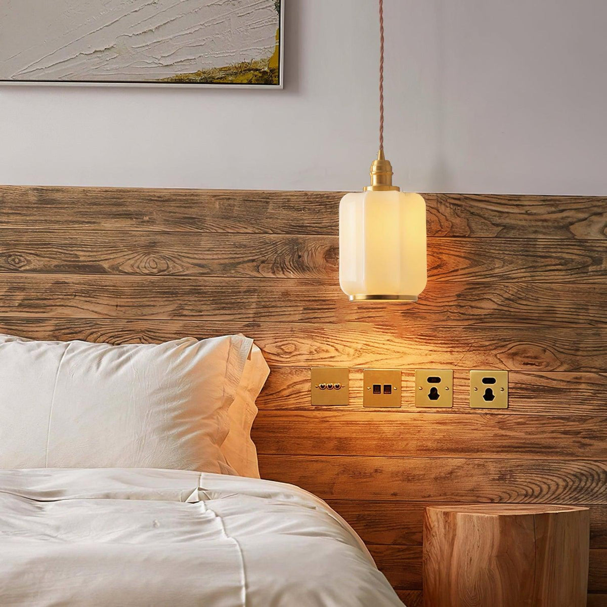 Lume Messing Vintage Pendelleuchte