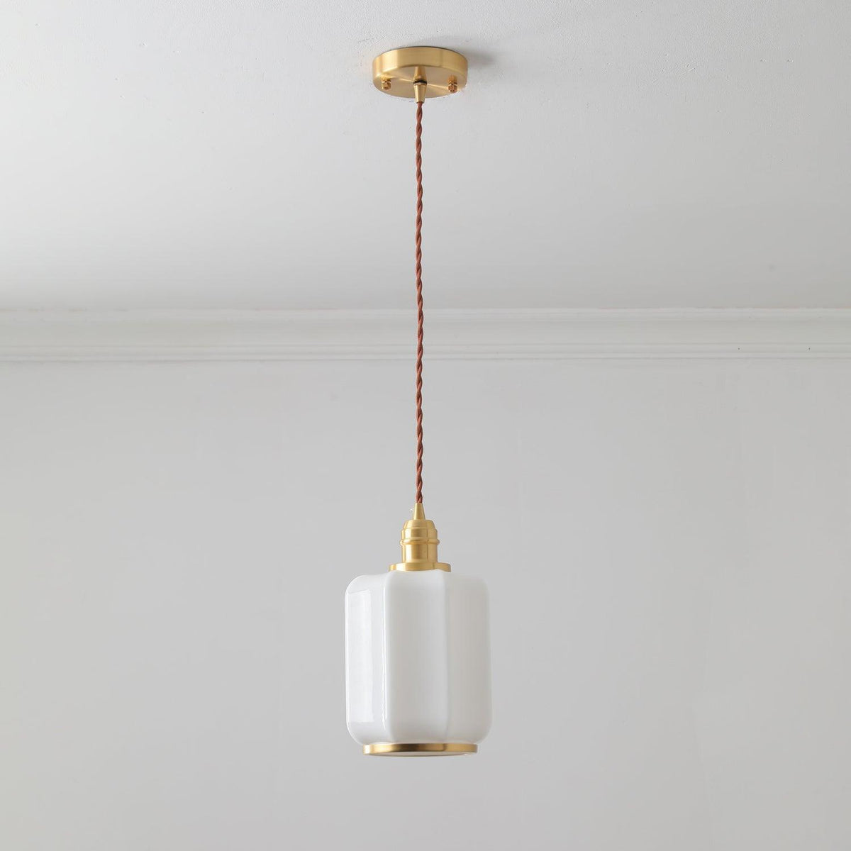 Lume Messing Vintage Pendelleuchte