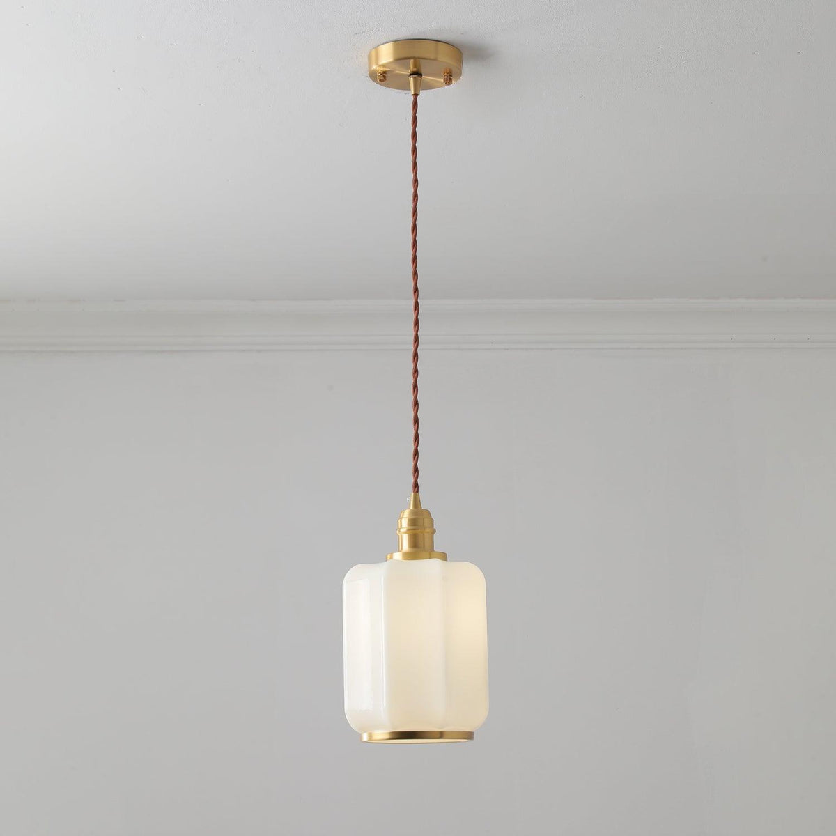 Lume Messing Vintage Pendelleuchte
