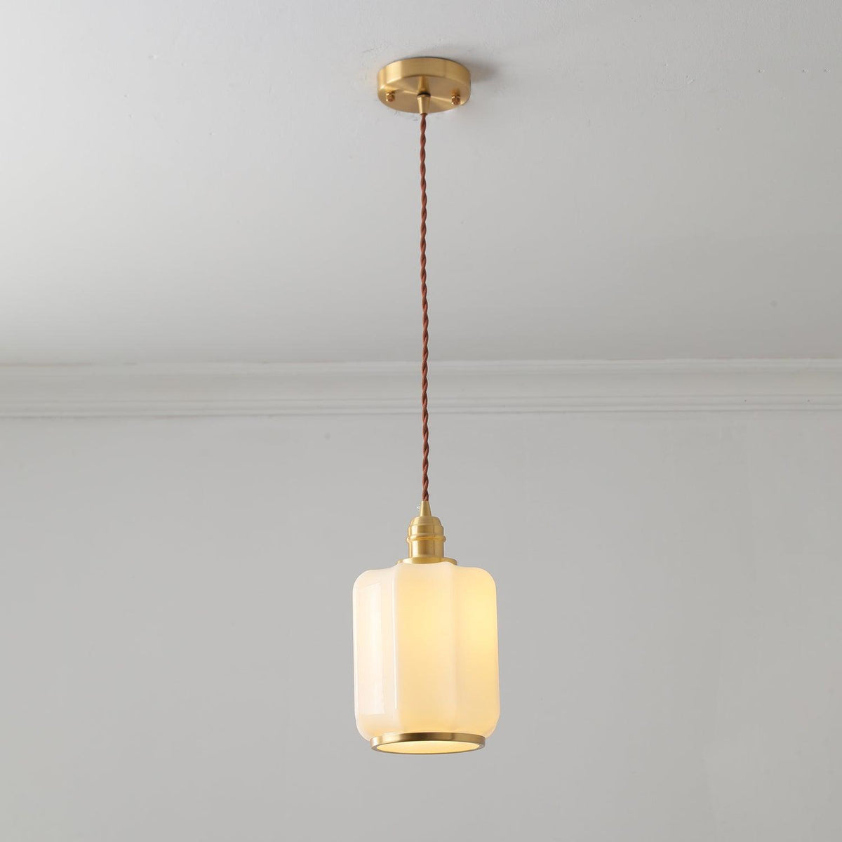 Lume Messing Vintage Pendelleuchte