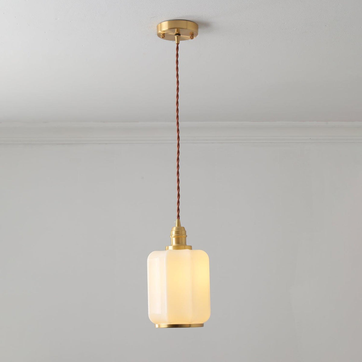 Lume Messing Vintage Pendelleuchte
