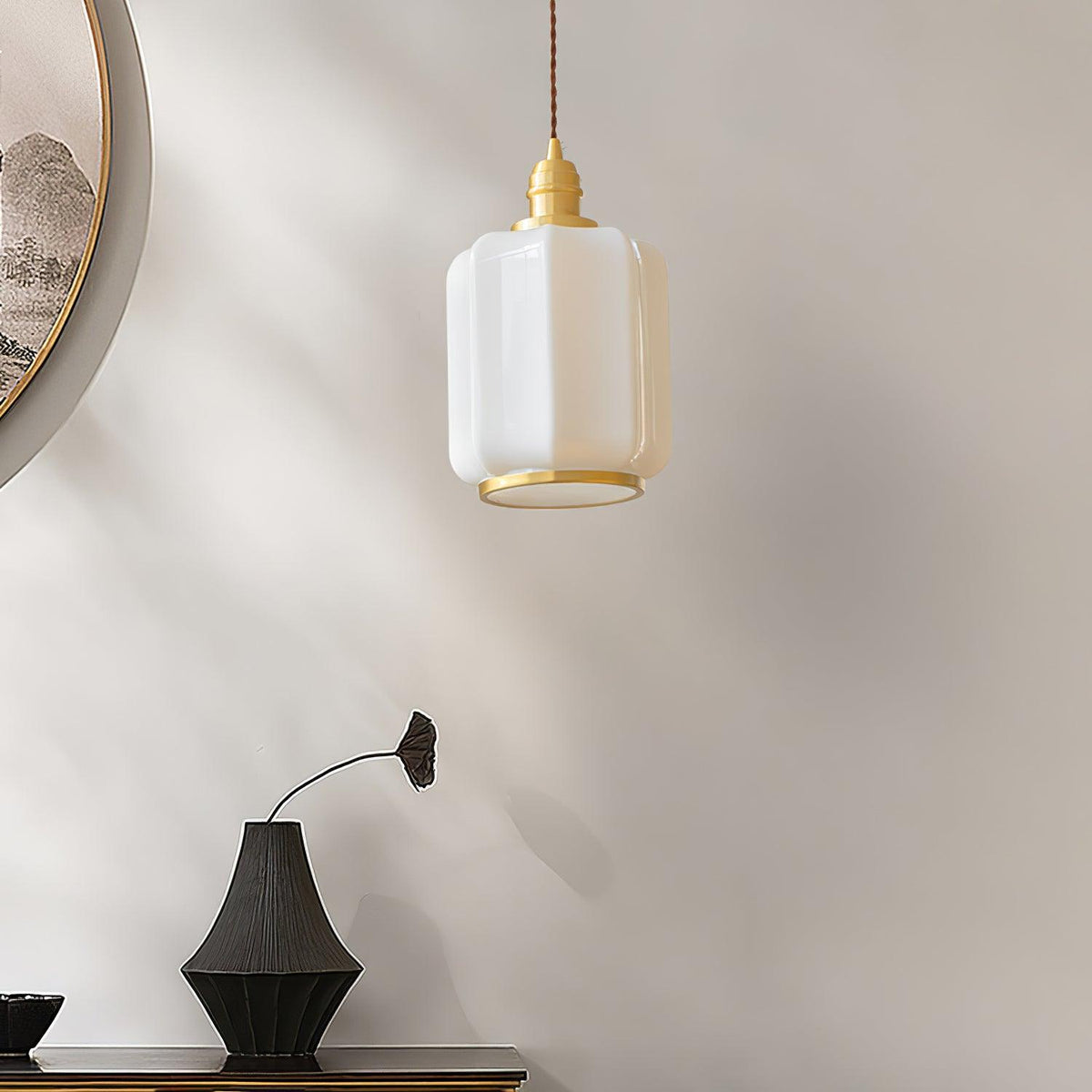 Lume Messing Vintage Pendelleuchte
