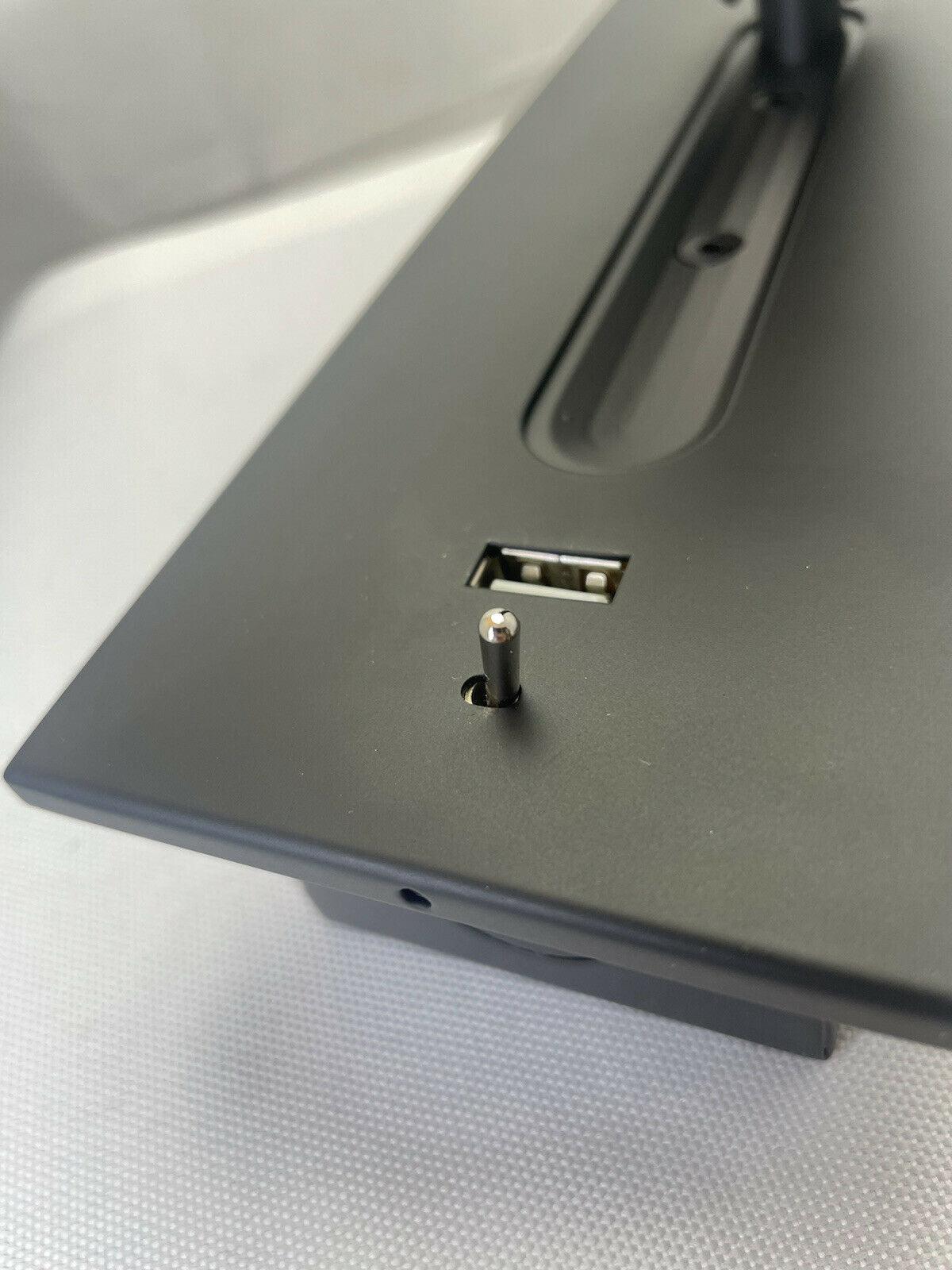 Sothis zeitgenössische minimalistische Nachttisch-Wandleuchte USB Schwarz