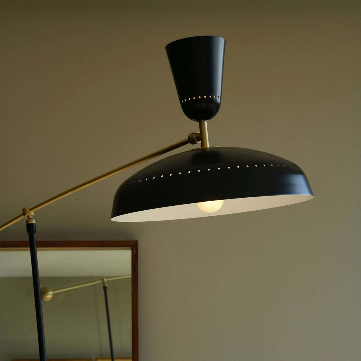 Celeste Minimalismus Messing Stehleuchte