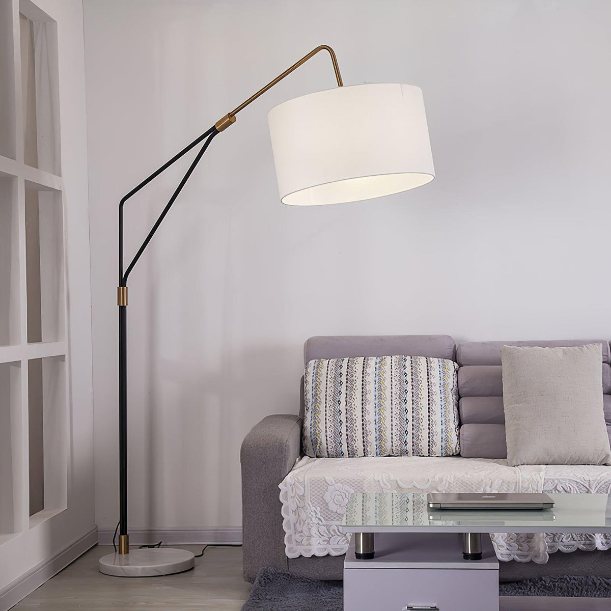 Eveny Minimalistische Marmor-Stehleuchte
