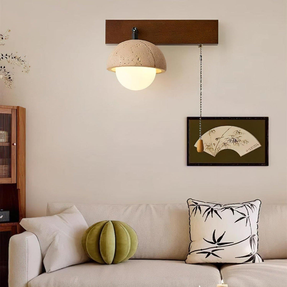 Valenelle Travertine Wandleuchte