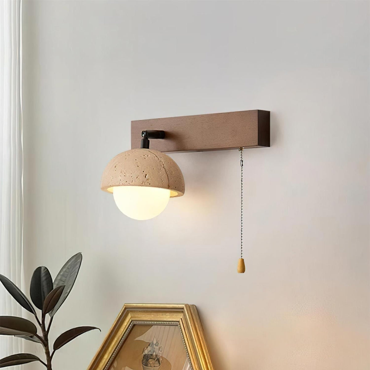 Valenelle Travertine Wandleuchte