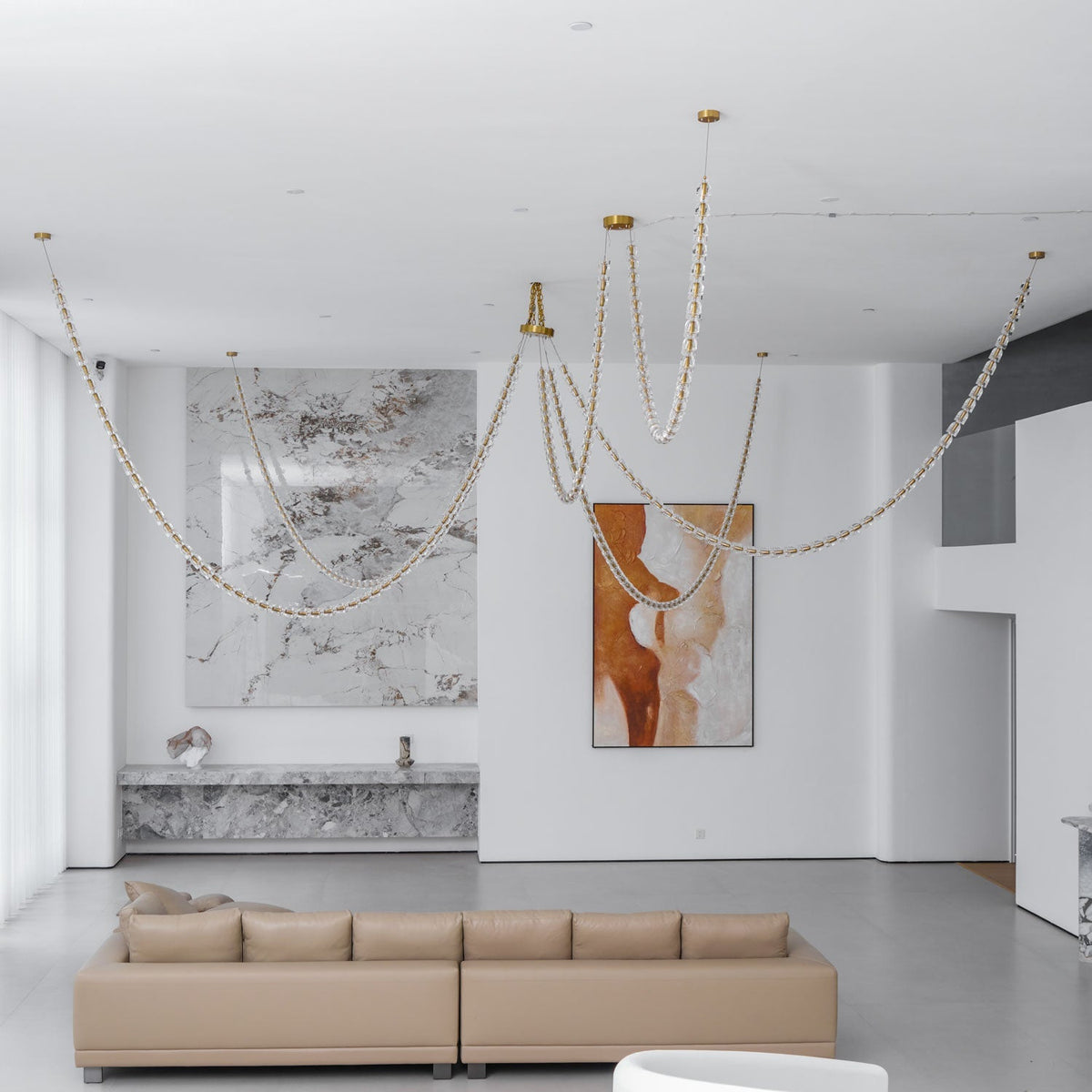 Nexus Gold Kristall Kronleuchter