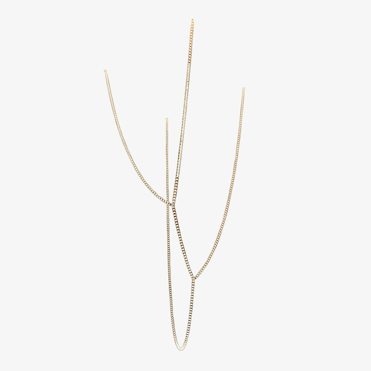 Elyisaine Kronleuchter Kristall Gold LED 3-Line