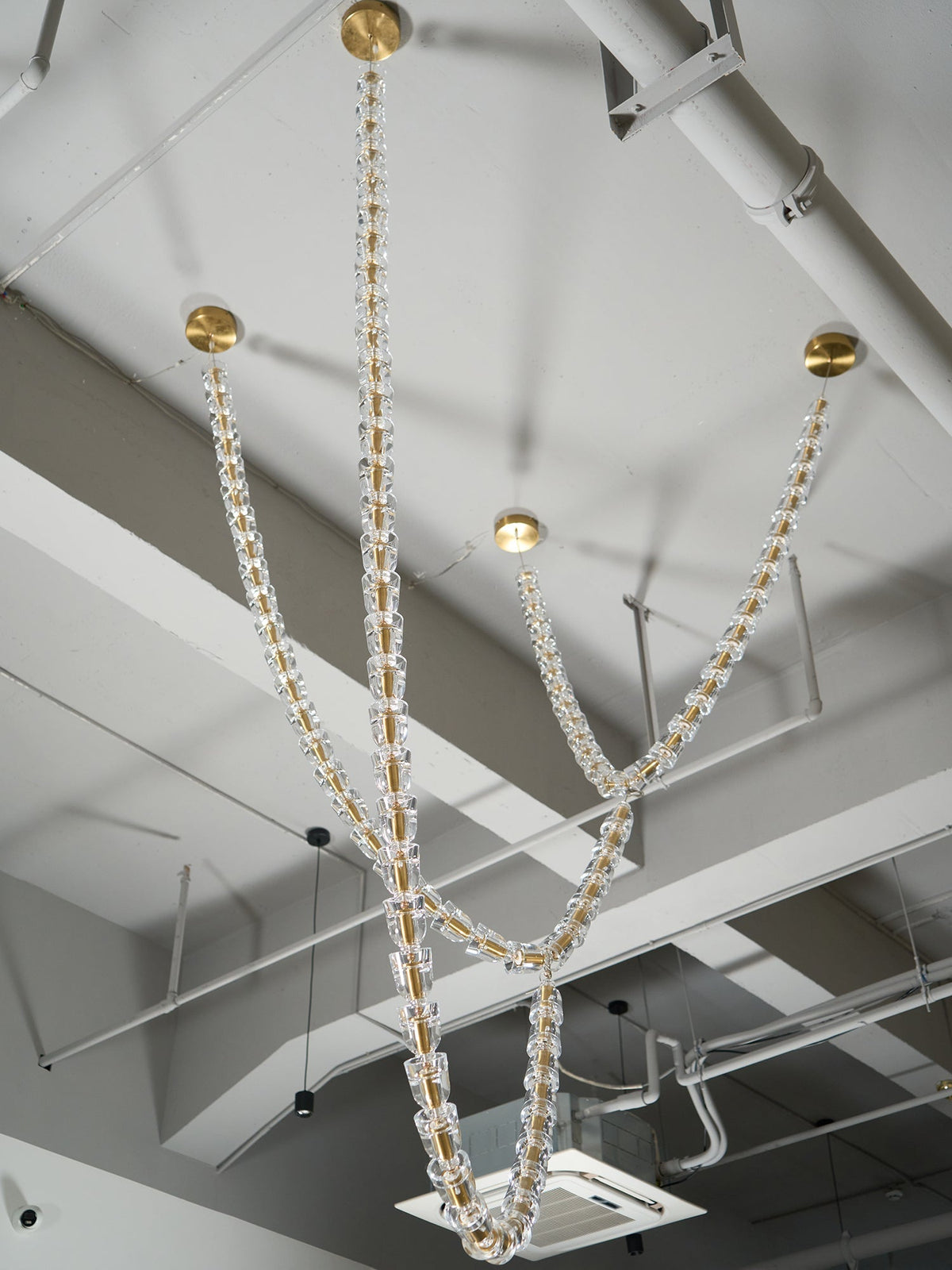 Nexus Gold Kristall Kronleuchter