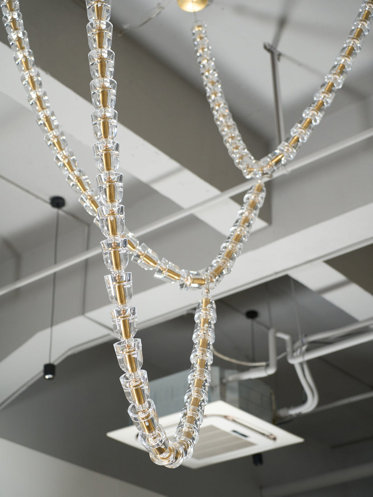 Nexus Gold Kristall Kronleuchter