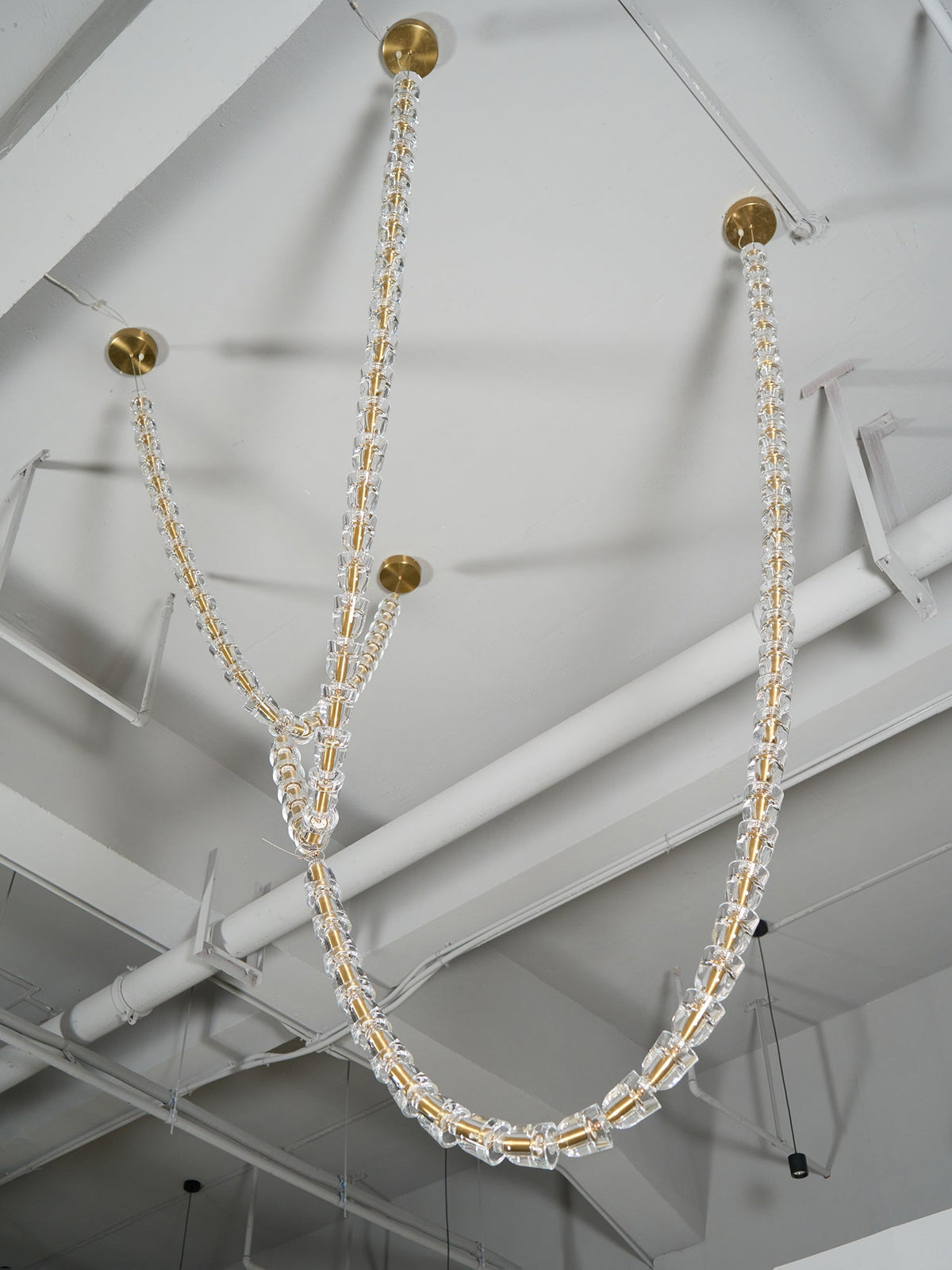 Nexus Gold Kristall Kronleuchter