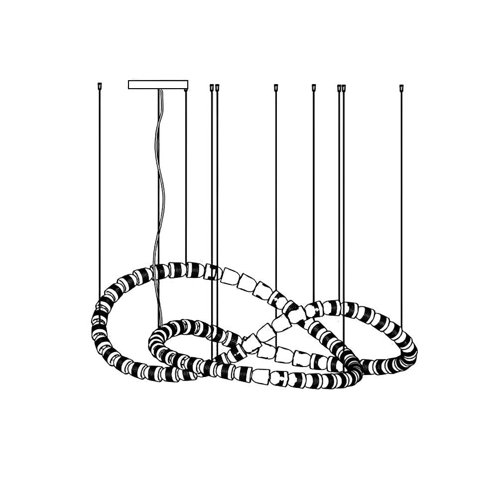 Myvenarae Kronleuchter moderne LED