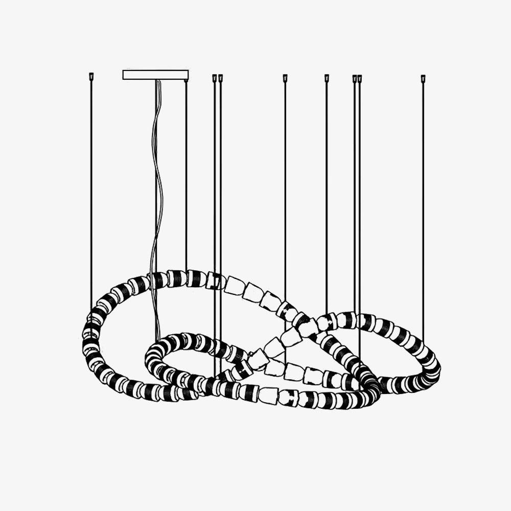 Myvenarae Kronleuchter moderne LED