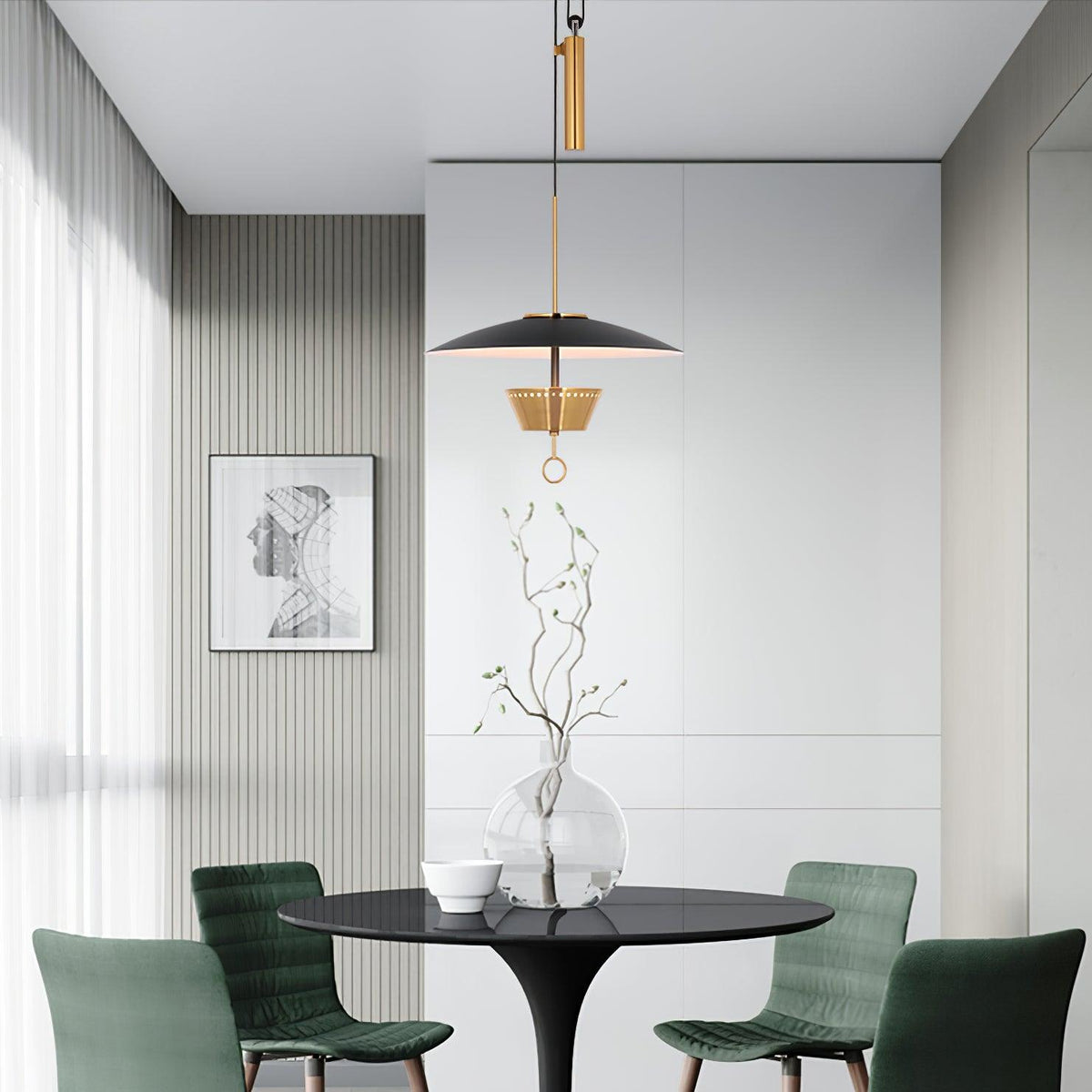 Oriuissa Kronleuchter Retro Messing