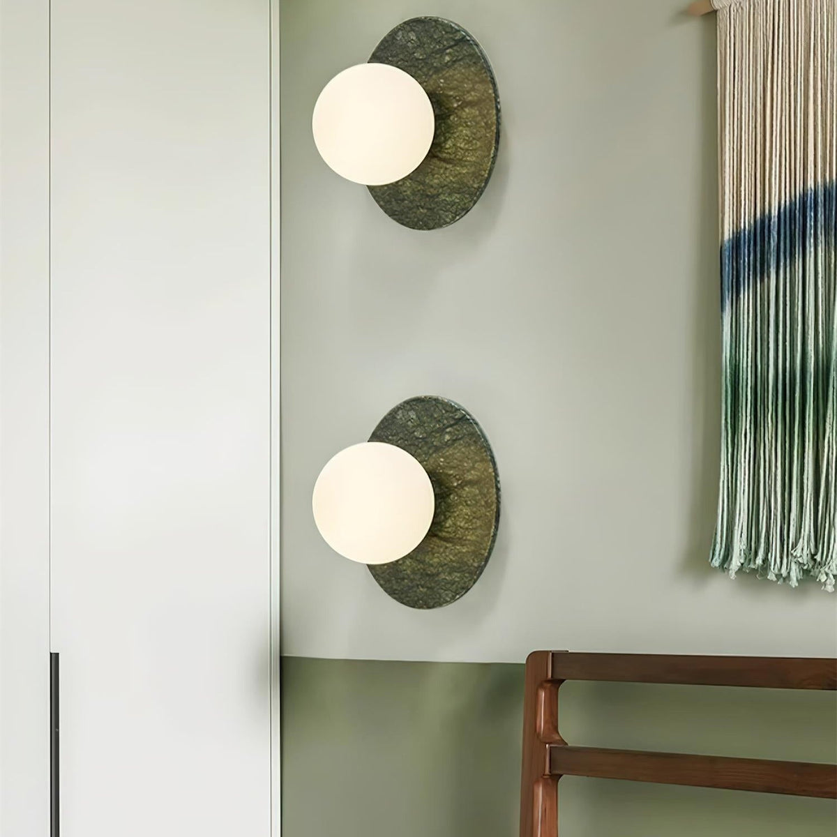 Enox Minimalistische Marmor Globus Wandleuchte
