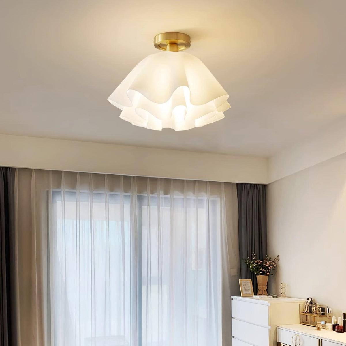 Menro Deckenleuchte in Blumenform