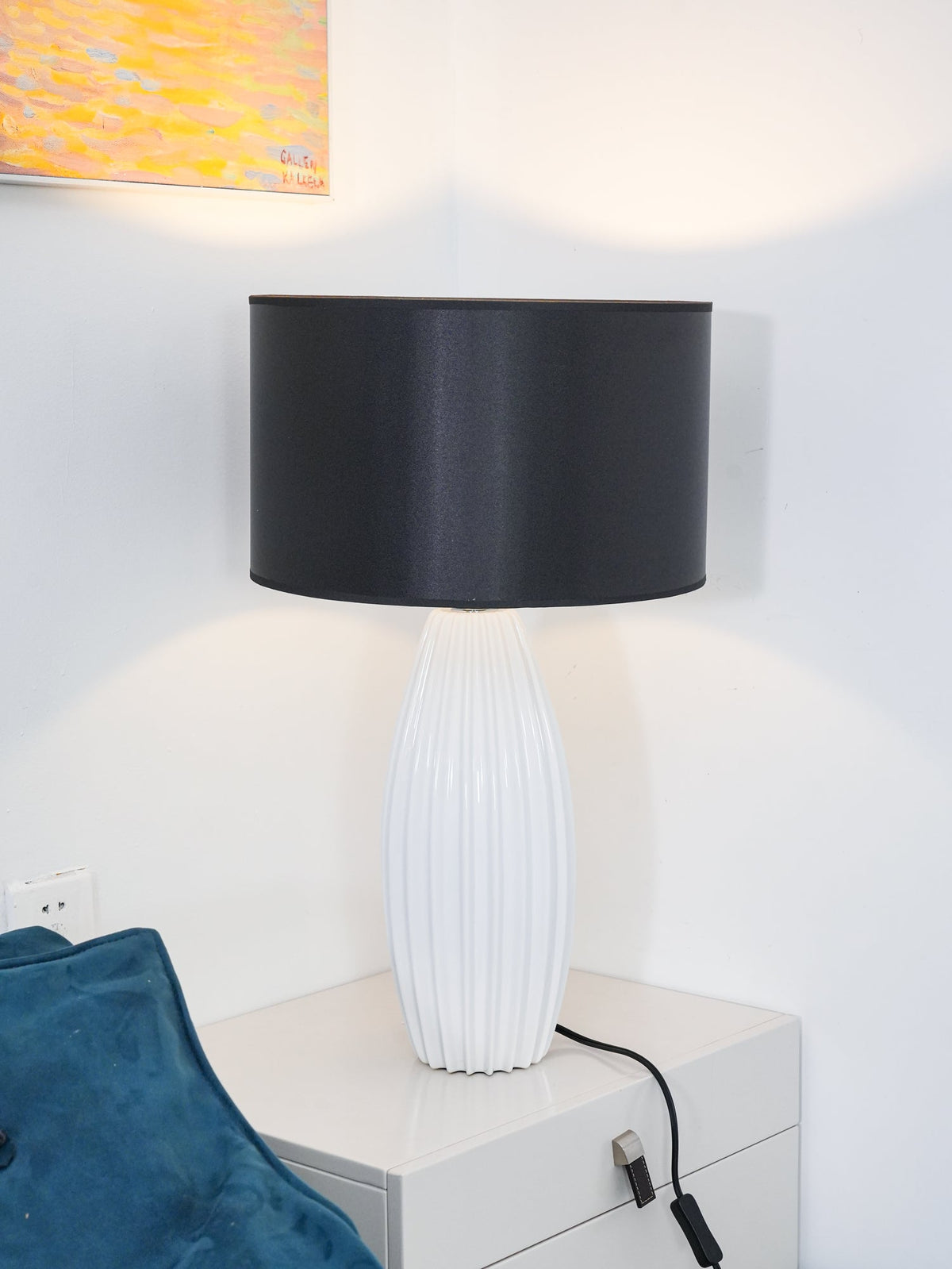 Terioina moderne Tischleuchte aus Keramik