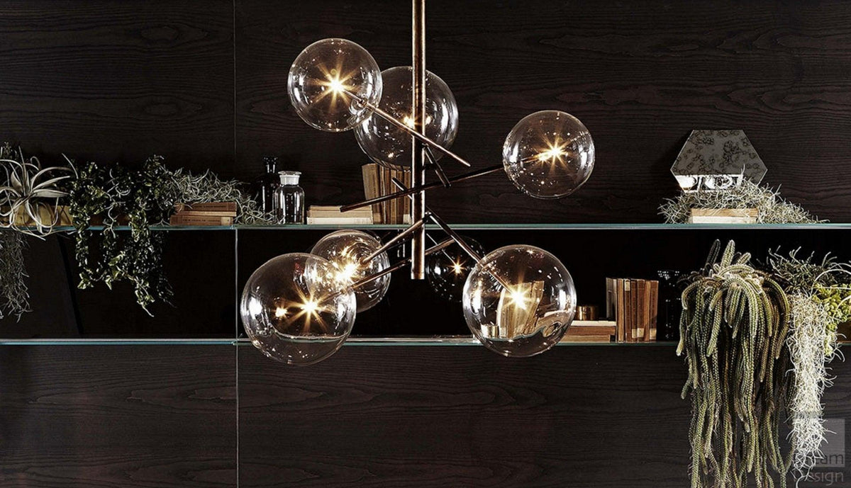 Aveno Kronleuchter LED Kristall transparent