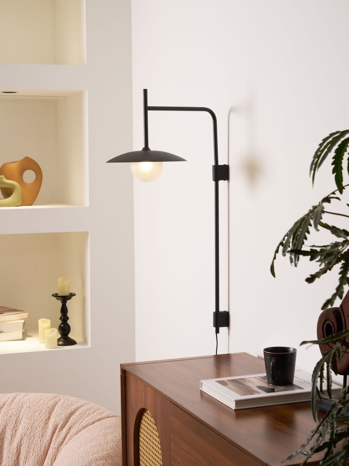 Paxon Wandleuchte Pendelleuchte aus Glas