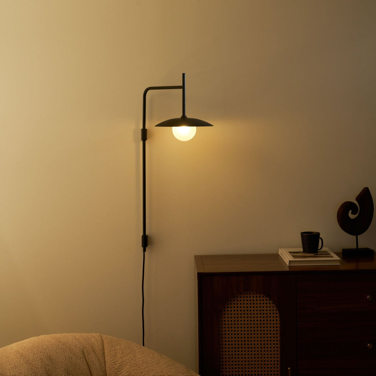 Paxon Wandleuchte Pendelleuchte aus Glas
