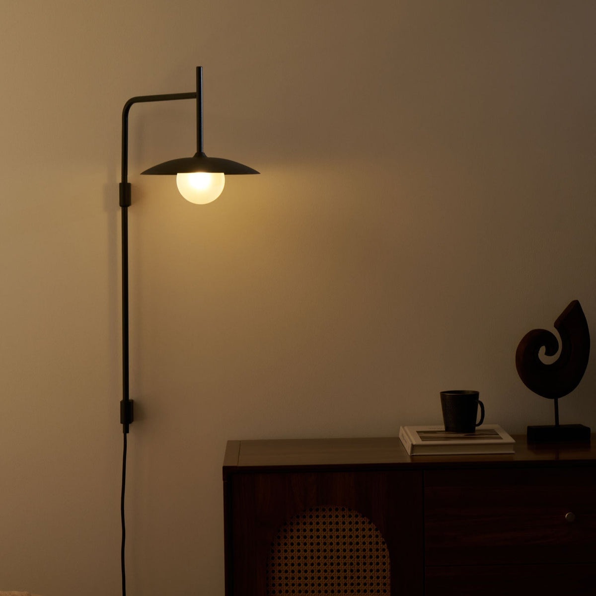 Paxon Wandleuchte Pendelleuchte aus Glas