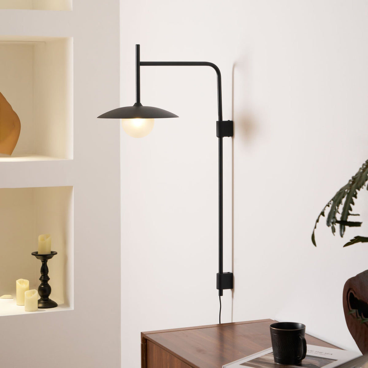 Paxon Wandleuchte Pendelleuchte aus Glas