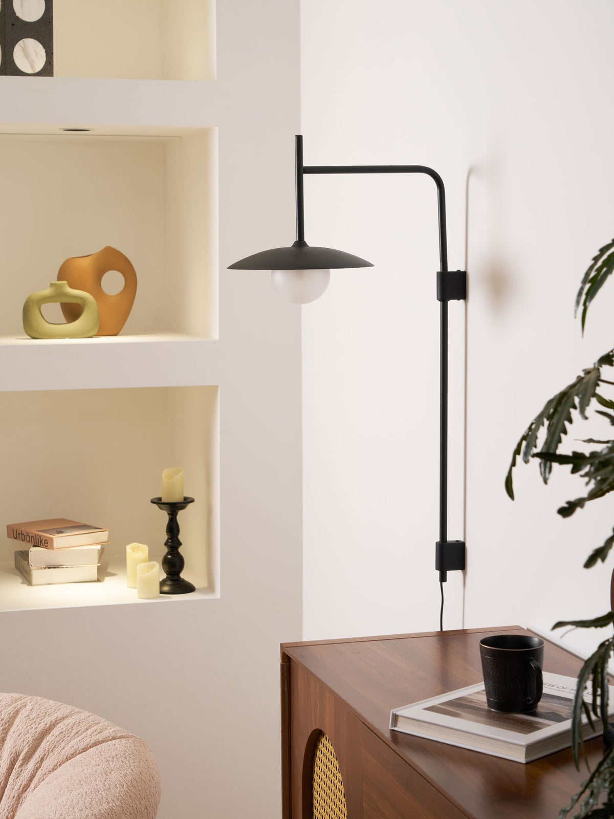 Paxon Wandleuchte Pendelleuchte aus Glas