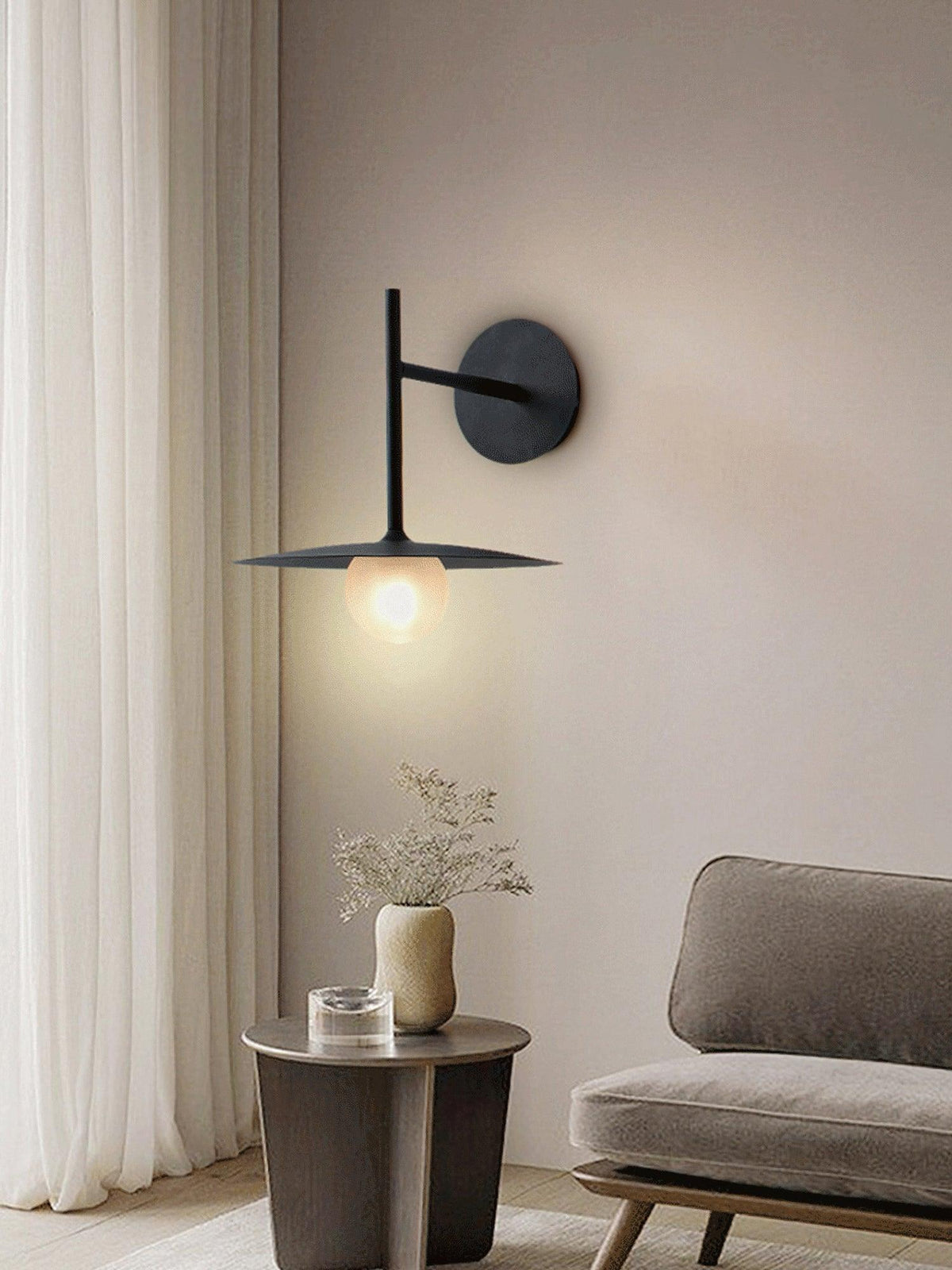 Orsilus Vintage Industrial Wandleuchte mit Stecker