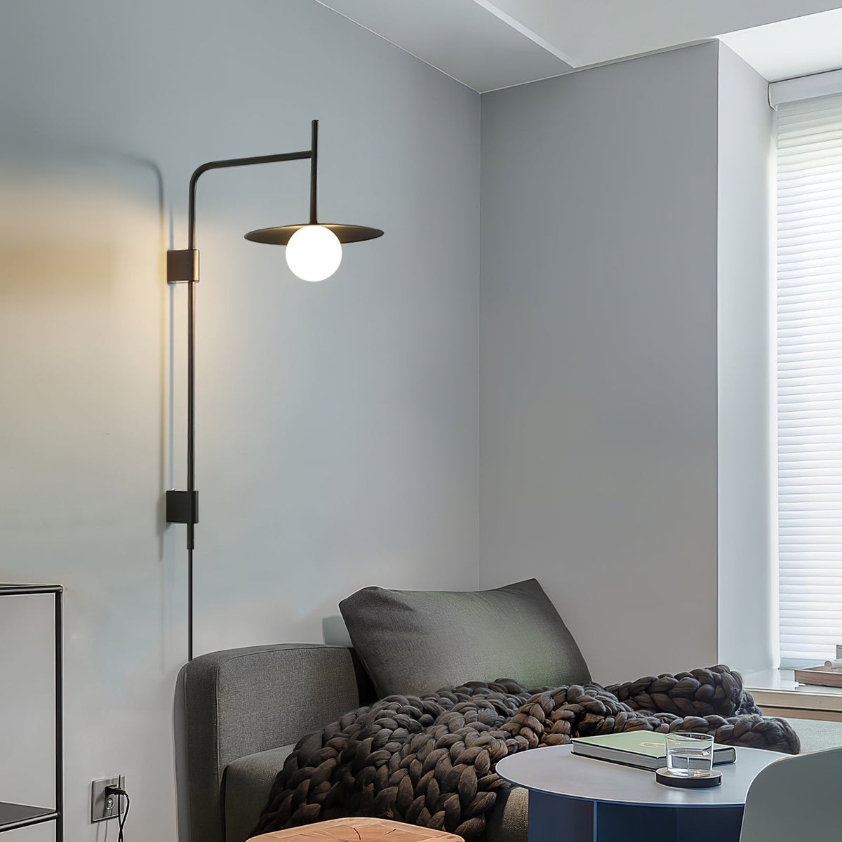 Paxon Wandleuchte Pendelleuchte aus Glas