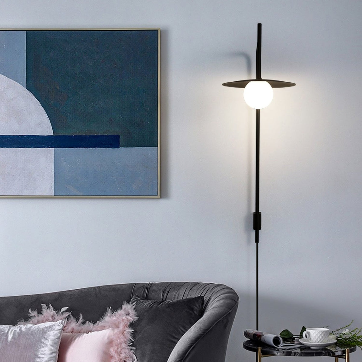 Paxon Wandleuchte Pendelleuchte aus Glas