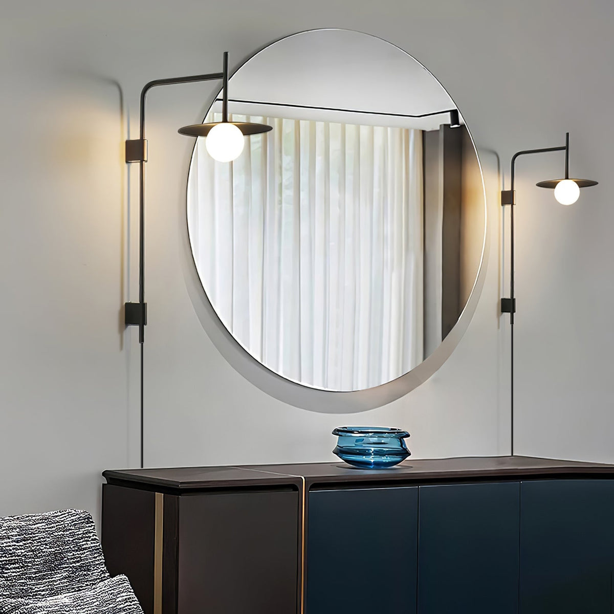 Paxon Wandleuchte Pendelleuchte aus Glas
