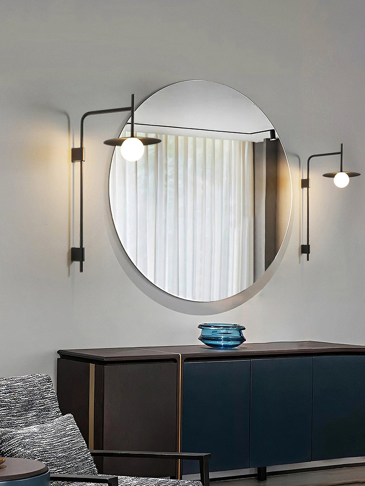 Paxon Wandleuchte Pendelleuchte aus Glas