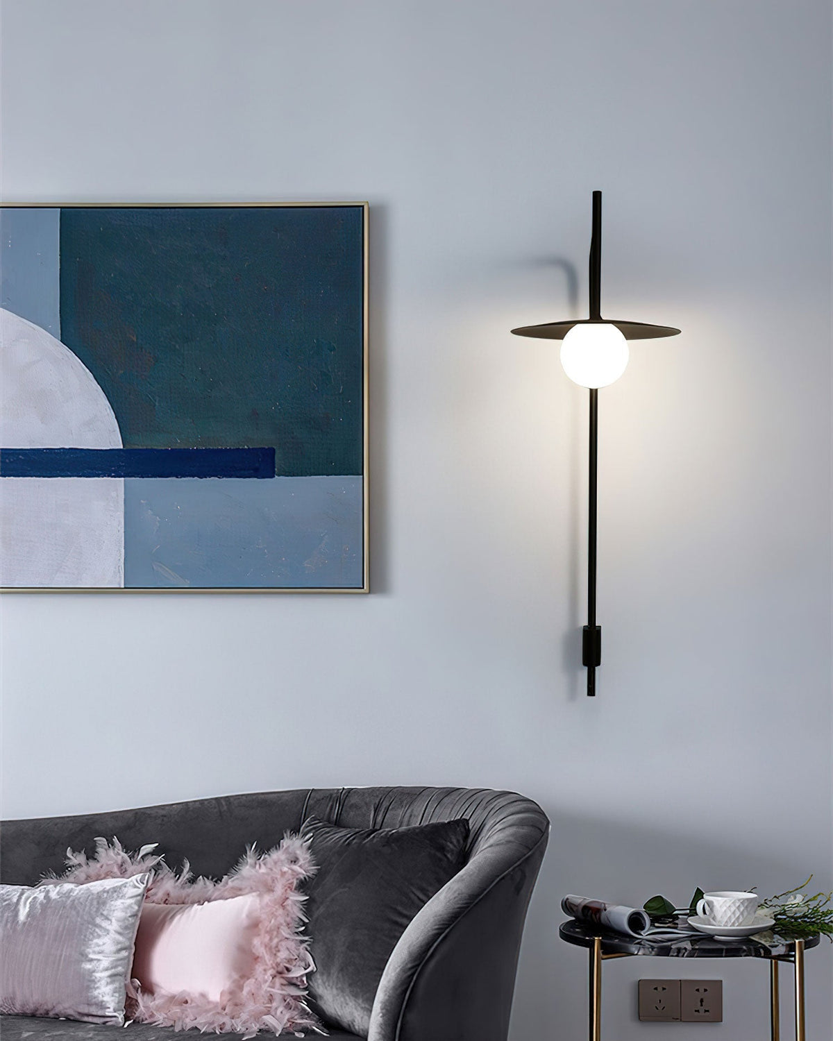Lioririelle Wandleuchte modern minimalistisch aus Glas