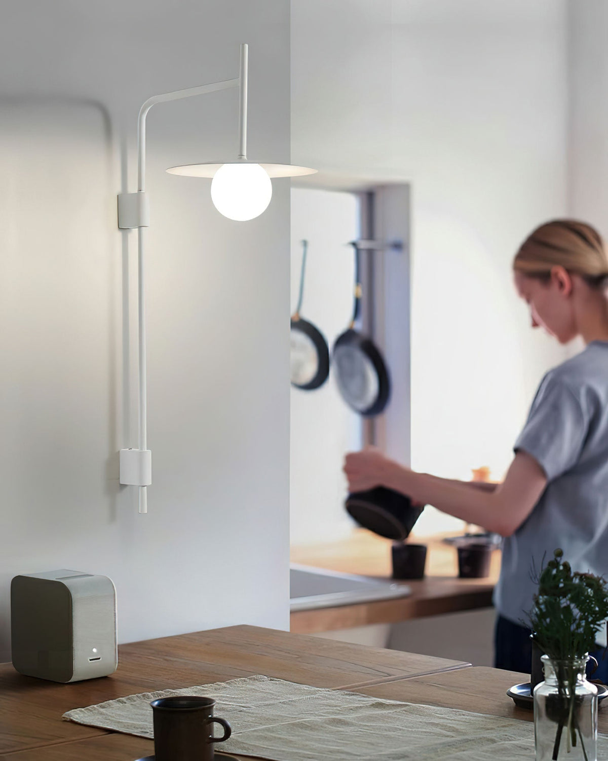 Lioririelle Wandleuchte modern minimalistisch aus Glas