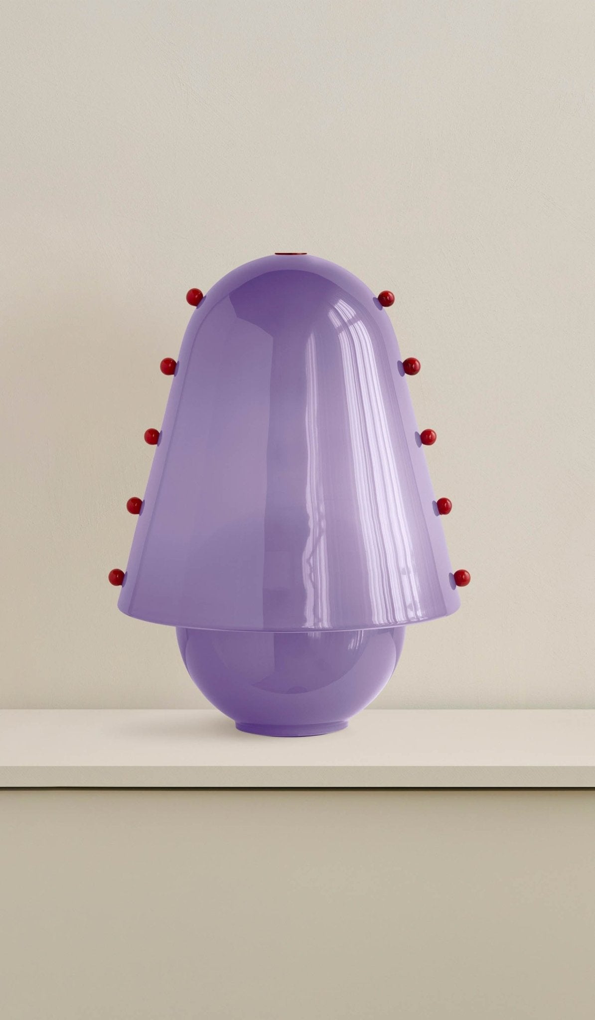 Enzo zeitgenössische Tischleuchte aus Glas