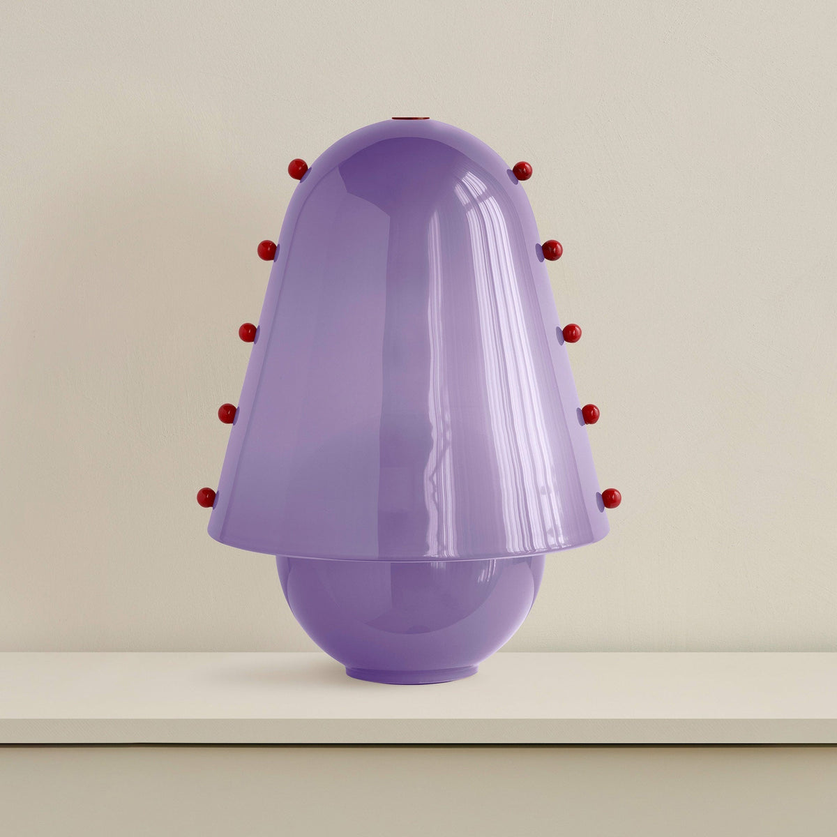 Enzo zeitgenössische Tischleuchte aus Glas