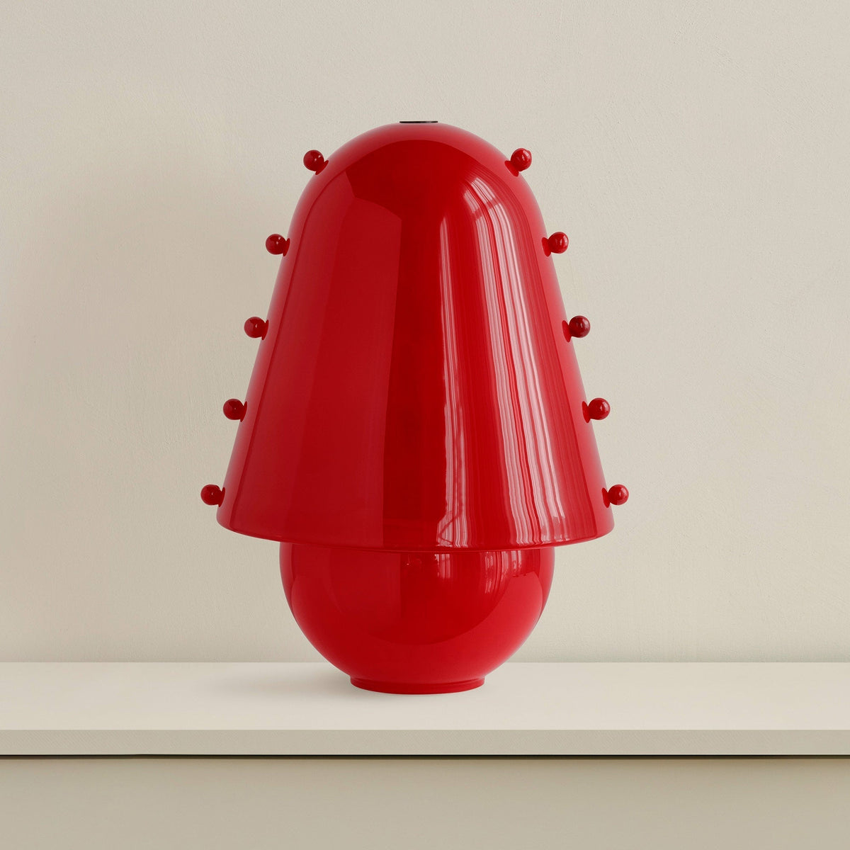 Enzo zeitgenössische Tischleuchte aus Glas