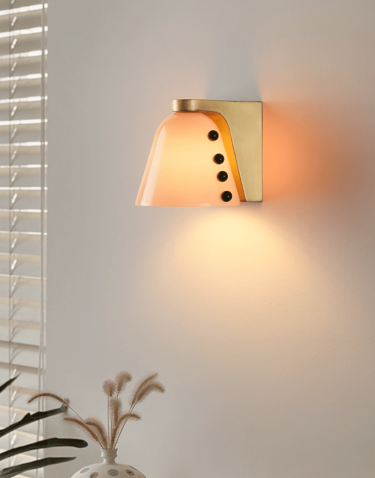 Jude Wandleuchte Art Deco Pendelleuchte aus Glas