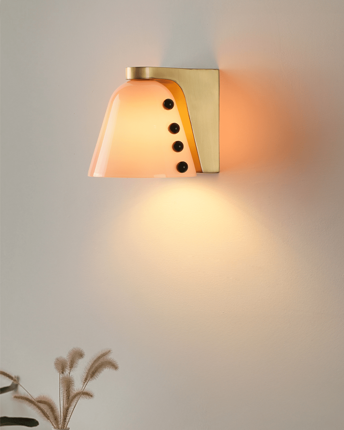 Jude Wandleuchte Art Deco Pendelleuchte aus Glas