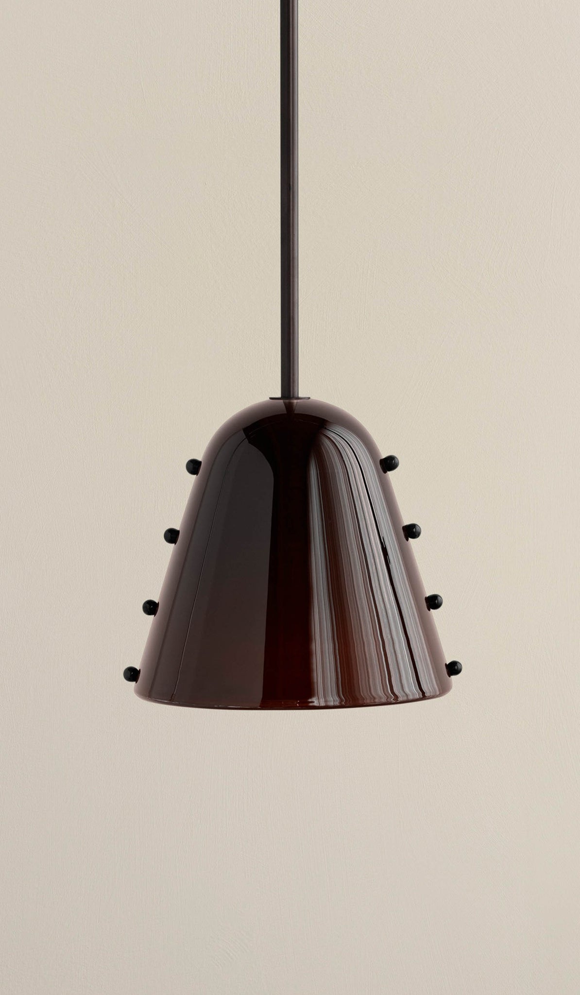 Lola zeitgenössische Pendelleuchte aus Glas