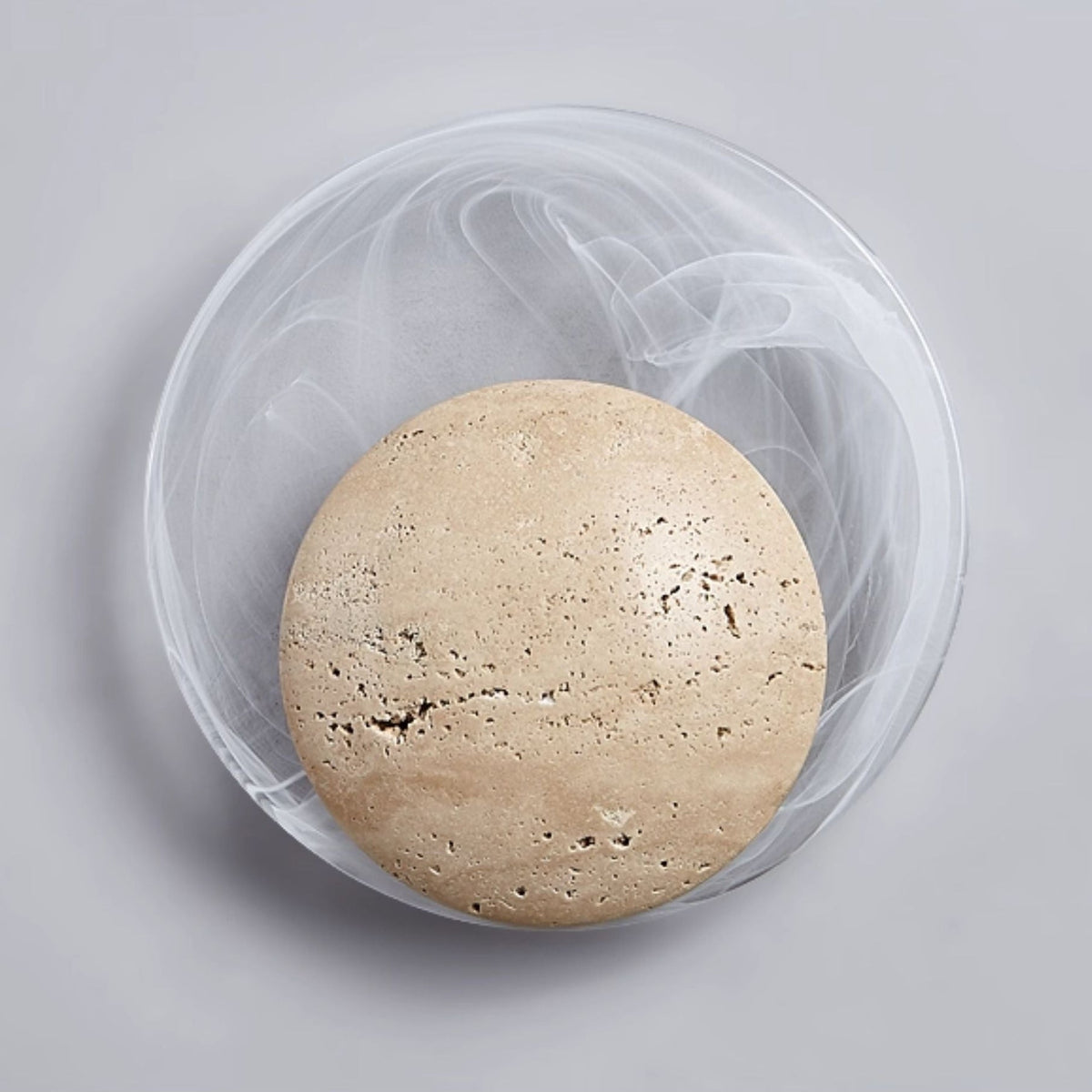 Serinette Orin Travertine Wandleuchte