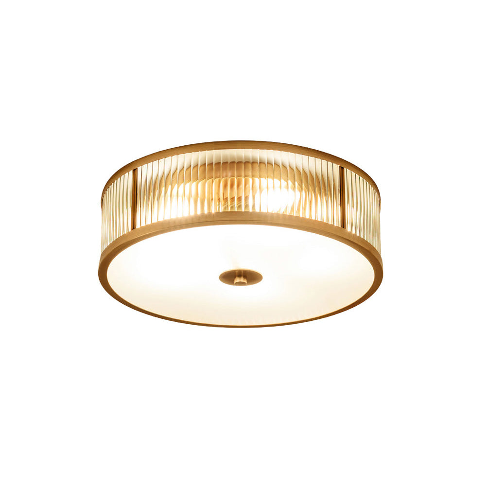Veleriella Deckenleuchte Messing Glas